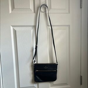 Kate Spade Black Leather Crossbody Bag